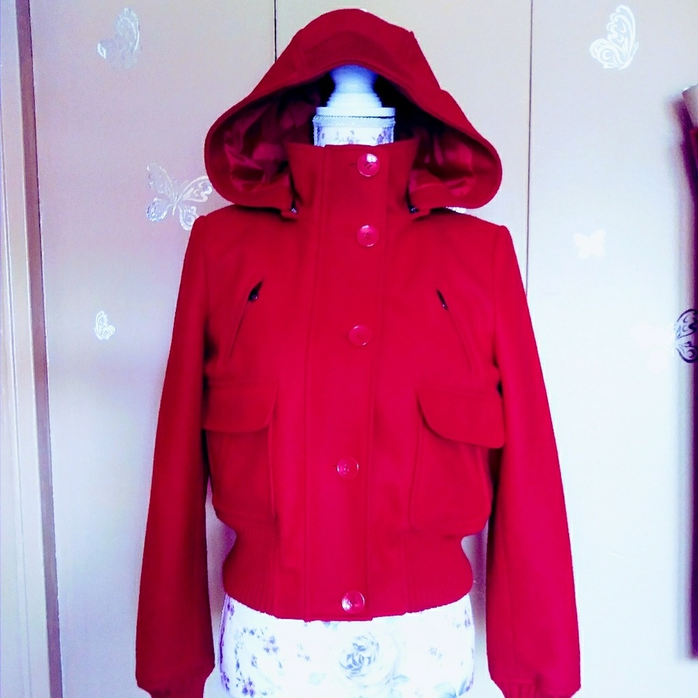 New York & Co Super Red winter jacket